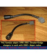 Chrysler Jeep Dodge Cd Changer wiring Harness adapter- Keep CD changer R... - $371.53 MXN