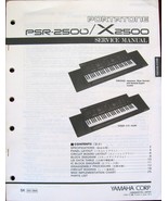 Yamaha Service Manual Original Book Pick: PSR-2500 X2500 -3500 X3500 -45... - $27.79 CAD+