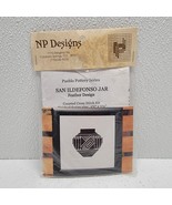 NP Designs Pueblo Pottery Series San Ildefonso Jar Feather Design Cross ... - $19.79
