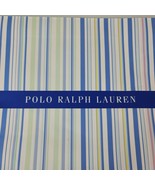 Polo Ralph Lauren Blue Green White Striped Gift Bag Box Vintage 90s for ... - £10.16 GBP