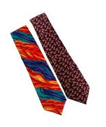 J Garcia Silk Ties Vintage Lot of 2 Liquid Torso and Clockworks Collections - $270.46 MXN