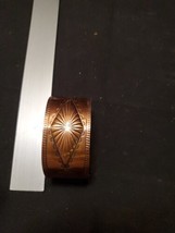 Vtg Southwestern American Wide Heavy Copper Cuff Bracelet - £31.92 GBP