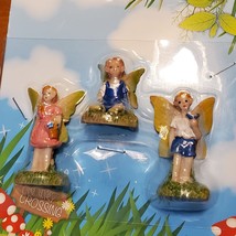 Fairy Figurines, set of 3, Fairy Garden Decor, Fairies Craft, Plastic 1-1.5" image 5