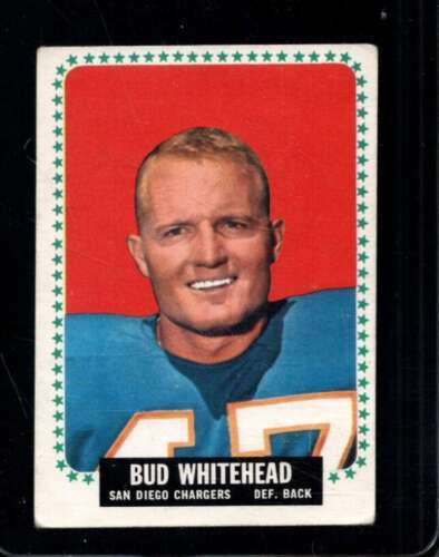 Primary image for 1964 TOPPS #173 BUD WHITEHEAD GOOD+ CHARGERS *X109714
