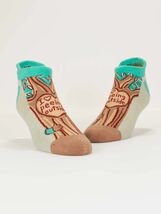 Blue Q Sneaker Sock, I love peeing outside, size S-M - $13.85