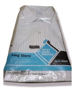 ~Vintage Montgomery Ward Brent Never Needs Ironing Long  Sleeve Button U... - €38,00 EUR