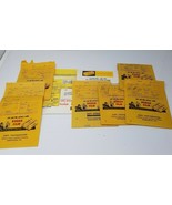 Kodak Photo Developed Yellow Folders 1960s 1970s Vintage Set of 9  - £11.98 GBP