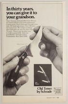 1977 Print Ad Schrade Old Timer Knives Sharp Finger Model 1520T New York,NY - £8.44 GBP