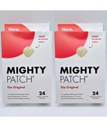 Lot Of 2 Hero Cosmetics Mighty Patch Original Acne Patches 24 Ct Each, E... - $14.84