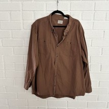 CE Schmidt Workwear Shirt Mens 3XL Button Up Brown Read Description - $14.69