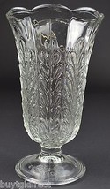Vintage E. O. Brody M5200 Clear Glass Vase 9&quot; Tall Collectible Home Decor Accent - £13.69 GBP