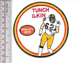 Beer Football Pittsburgh Steelers Tunch Ilkin &amp; Iron City Beer NFL Promo... - $185.45 MXN