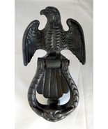 Vintage Cast Iron Black Federal Eagle Door Knocker (England) - $41.11 CAD