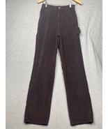 Y2k 90s Pacsun Corduroy Boyfriend Carpenter Pants Womens 26 Wide Leg Hig... - $38.88