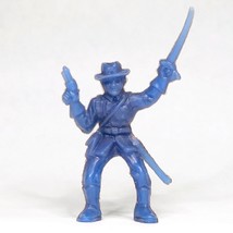 Lido Blue Mounted Officer with Sword &amp; Pistol Vintage 1950s Soft Plastic... - $182.07 MXN