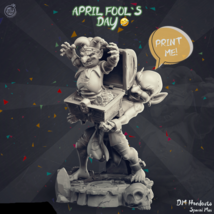 3D Printed Cast n Play April Fool&#39;s Treasure Goblin 28mm 32mm D&amp;D - $6.32+