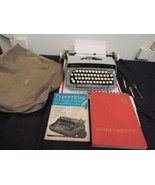 Smith Corona Galaxie 12 Portable Manual Typewriter Moonstone Gray Typing... - $120.93 CAD