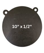 (1) AR500 Steel Gong Shooting Target 1/2&quot; - 10&quot; Round - 2-Hole 0200133 - $60.46 CAD+