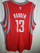 Adidas Swingman Jersey Houston Rockets James Harden Red sz L - $69.29