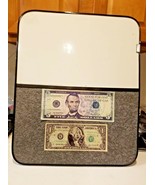 Combination Whiteboard &amp; Bulletin Board 18&quot; x 22&quot; Framed customized funn... - $849.77 MXN