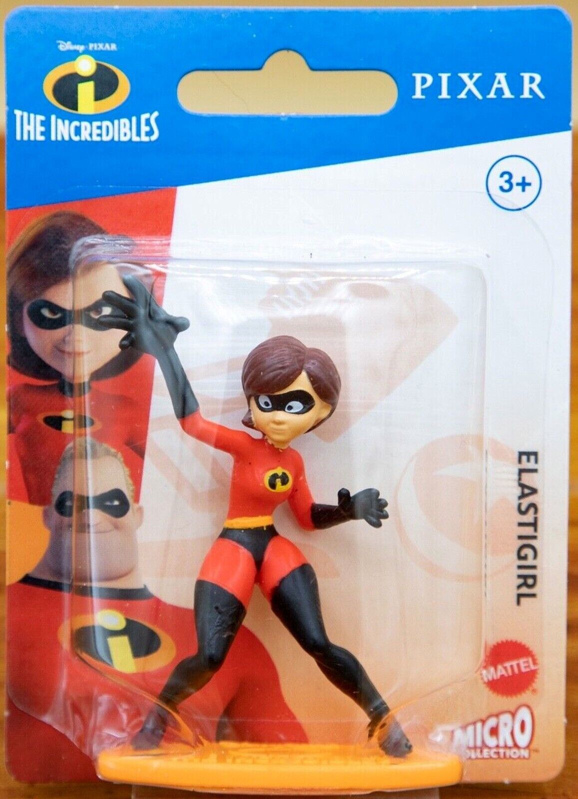 Disney Pixar Elastic Girl The Incredibles Mattel Micro Collection Figurine - $5.89