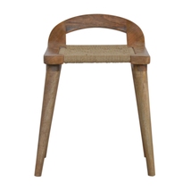 Artisan Furniture Raised Back Woven Stool - £181.91 GBP