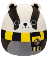 Squishmallows Harry Potter Hufflepuff Badger ultra soft plush 10&quot; - £18.14 GBP