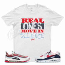White REAL T Shirt for N Air Max 97 Chile Red Blue Patriotic Denim 90 1 95 - £20.07 GBP+