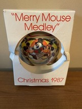 Schmid Disney Merry Mouse Medley Christmas Ornament 1987 Limited Ed 14th Series - £7.76 GBP