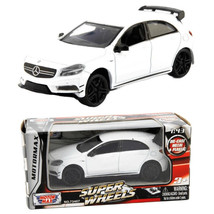 Mercedes-Benz A45 AMG White Motormax Scale 1:43 - £30.46 GBP
