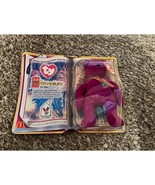 Ty Beanie Babies Millennium Bear Plush Toy - Purple - $74.25