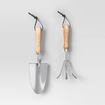 Threshold 2pc Dig Gardening Tool Set Stainless Steel Finish - €11,85 EUR Threshold 2pc Dig Gardening Tool Set Stainless Steel Finish - €11,85 EUR