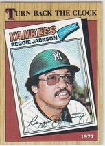 G) 1987 Topps Baseball Trading Card - Reggie Jackson #312 - £1.54 GBP