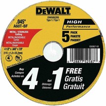 4-1/2-Inch Right Angle Grinder Kit Blades Metal and Stainless Cutting Wh... - $11.87