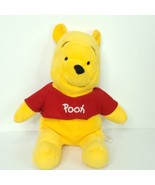 Disney Winnie The Pooh 15” Plush Stuffed Animal Red Shirt Soft - $368.89 MXN