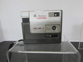 Vtg Ansco Memo Disc Film Camera HR10 Built in Flash Untested - $72.88 MXN