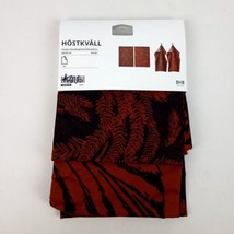 IKEA HÖSTKVÄLL Dish Towel Black Oramge 20x28&quot; 2 pack Hostivall New - $290.59 MXN