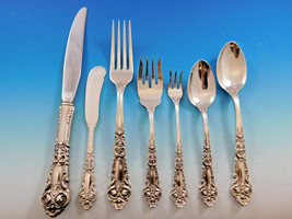 French Renaissance by Reed &amp; Barton Sterling Silver Flatware 12 Dinner Set 84 pc - £4,744.21 GBP