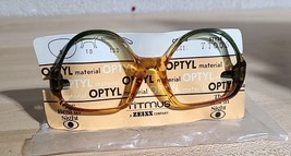 70&#39;s Titmus Eyeglass Frames Optyl 341 T1006 Plastic 52x18x130 Germany Zeiss VTG - £13.34 GBP