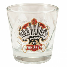 Jack Daniel&#39;s Whiskey Spade 12 oz. Double Old Fashioned Shot Glass Clear - £22.42 GBP