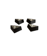 2-1/2&quot; Height Triangle Wood Furniture Legs Corner Feet- Set of 4 - $33.90 CAD