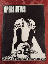 Rare Metropolitan Opera News March 11 1967 Luigi Dallapiccola Montserrat Caballé - £8.47 GBP