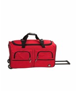 Rockland Rolling Duffel Bag 30&quot; RED - $1,446.39 MXN