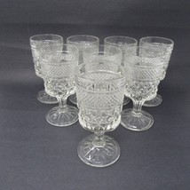 Anchor Hocking Wexford Wine Glases set of 8 5.5&quot; Stemmed Goblets Juice S... - $24.99