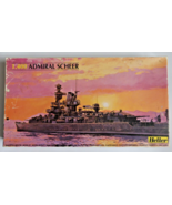 Heller Admiral Scheer WWII Battleship 1:400 Scale #81045 Open Box Model Kit - $39.59