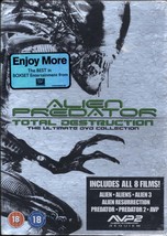 Alien / Predator - Total Destruction Collection (Dvd, 2008, 8-DISC Set, Box Set) - £49.96 GBP