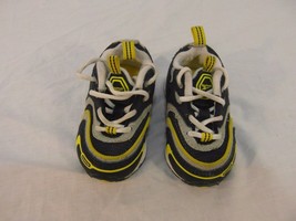 Children Toddler Unisex Reebok Blue Yellow Athletic Lace Up Shoes Cute NM30530 - £8.94 GBP