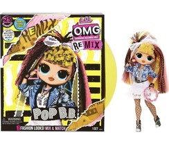 LOL Surprise OMG Remix Pop B.B. Fashion Doll, Plays Music, with Extra Outfit - £47.75 GBP