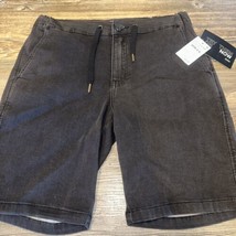 Ezekiel Men’s Size 32 Black Chino Shorts. Button/Zipper/Drawstring.  NWT. Y - £19.41 GBP
