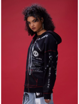 Death Note Emo, Punk Anime Manga Hardware Girls Oversized Hoodie M - $59.99